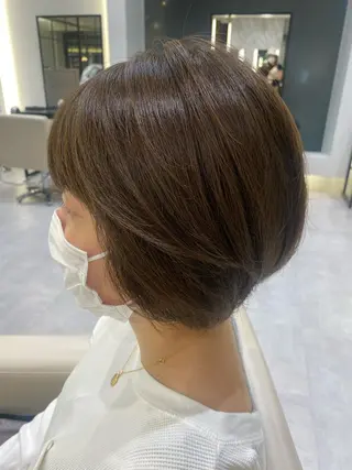 ショート カラー コルソケーツー　梅田茶屋町(corso k-two)所属・🌿梅田パーマモデル 募集🌿三村さゆみのヘアスタイル