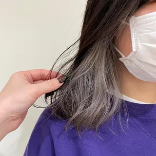 ショート カラー インナーカラー/ 韓国風🌿RIKOのヘアスタイル