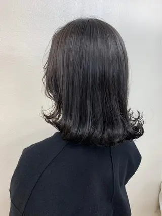 セミロング メンズレディース お任せください伊織のヘアスタイル