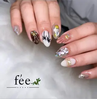 ロング ネイル nail salon fee(フィー)のネイルデザイン
