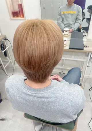 カラー メンズ NaVIユウジ ブリーチカラーのヘアスタイル