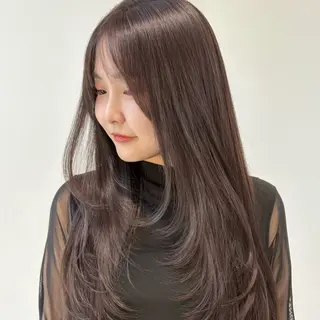ロング 似合わせ前髪/ 小顔カット🎀そうのヘアスタイル