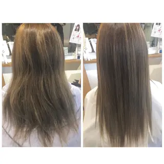 ロング カラー 小森 樹奈のヘアスタイル