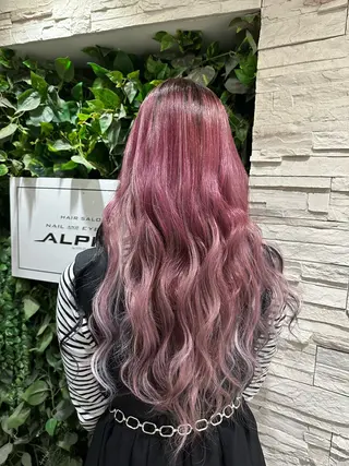 ロング 韓国ヘア×ハイトーン AYA💫のヘアスタイル