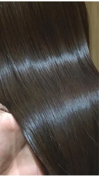 ロング 縮毛矯正専門 美容師のヘアスタイル