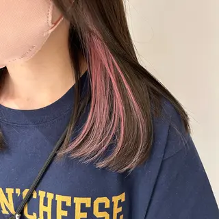 カラー 垢抜けヘア 韓国ヘア銀座近下菜央のヘアスタイル