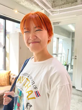 ショート カラー トレンドボブ /ミリヤのヘアスタイル