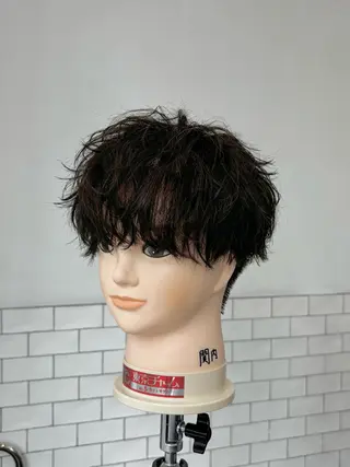 ショート パーマ メンズカット関内 涼のヘアスタイル