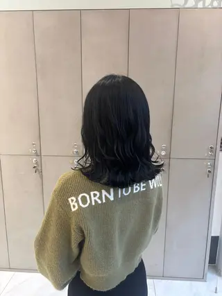 ミディアム ️🩵RINKA/ ハイトーンカラー🩵のヘアスタイル