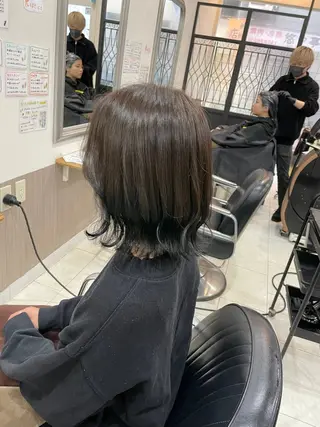 ミディアム カラー SINCE【シンス】所属・Hika.ハイトーン 髪質改善🩵ᩚ🫧のヘアスタイル