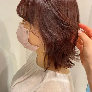 ミディアム GO TODAY SHAiRE SALON 原宿Stella店所属・𓍯柔らかhair 𓍯 yukinoのヘアスタイル