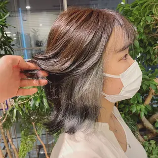 ミディアム カラー カットモデル募集 ミネのヘアスタイル