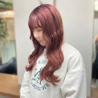 ロング カラー ヘアアレンジ ヘアセット/エクステ cocoro🐹🎀のヘアスタイル