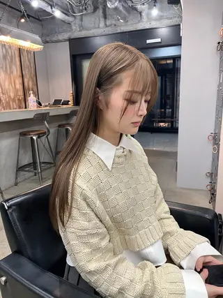 ロング カラー 韓国ヘア🫧 KAZUTOのヘアスタイル