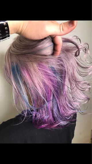 セミロング カラー どんな髪の悩みも解決 します✨田嶋俊一✨のヘアスタイル