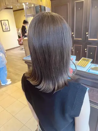 セミロング 🧡ミルクティー/ レイヤー🧡ショウナのヘアスタイル