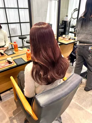 ロング カラー 韓国×髪質改善カラー 💎hinaのヘアスタイル