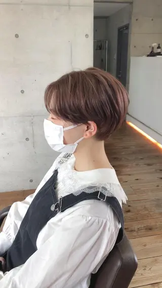 ショート カラー nagisa /縮毛矯正のヘアスタイル