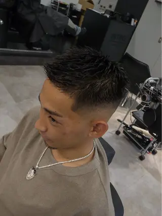 ショート パーマ メンズ INTRO SHIBUYA by Fi-Ne所属・💈メンズフェード 特化DAIYA💈のヘアスタイル