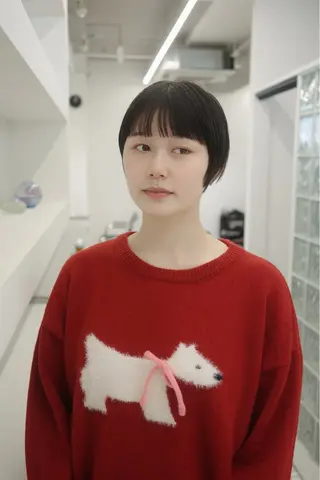 ショート 🌱ぱつっと/ボブ 🌱のヘアスタイル