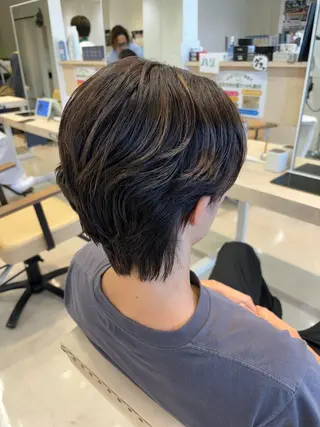 パーマ メンズ メンズパーマ/ スパイキー/フェードのヘアスタイル