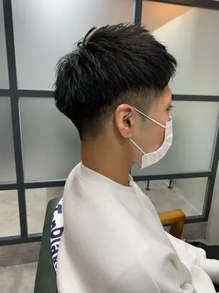 ショート パーマ メンズ 【S.BROOM】 店長　西川徹のヘアスタイル