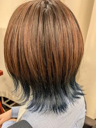 ショート カラー fuwat所属・秋葉原でカラーする なら🐉ちぇーたんのヘアスタイル