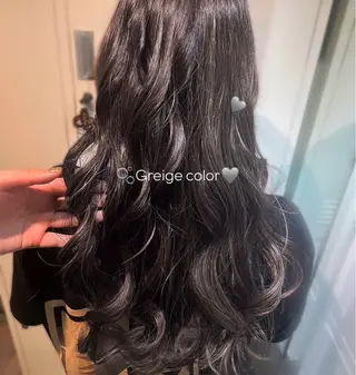 ロング カラー FOF所属・平島朱莉無料 cut 縮毛モデル募集中のヘアスタイル