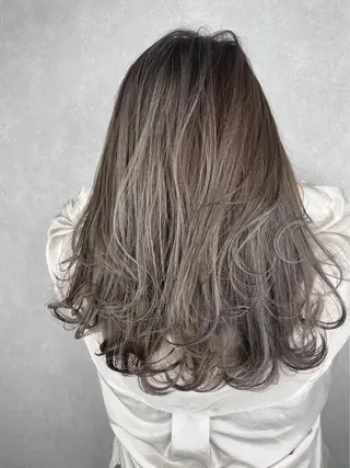 セミロング カラー パーマ ヘアアレンジ メンズ キッズ ネイル マツエク・マツパ アイブロウ _WHITE高槻所属・_WHITE高槻店 yusukeのヘアスタイル