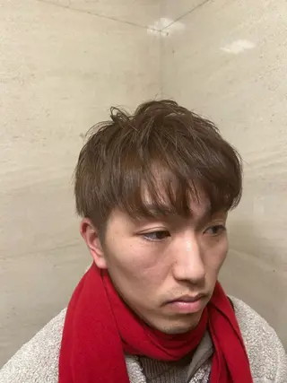 ショート カラー メンズ こうよう 。のヘアスタイル