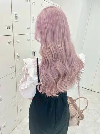 ロング カラー ハイトーン/韓国 レイヤー/るか🎀のヘアスタイル
