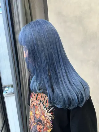 セミロング カラー ✨ブリーチ特化✨ 💚Acchon💚のヘアスタイル