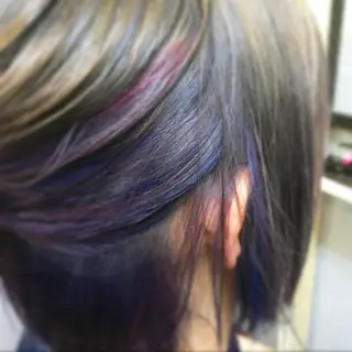 ミディアム カラー Drei.B.(ドライヴ)所属・ヨシダ アズサのヘアスタイル