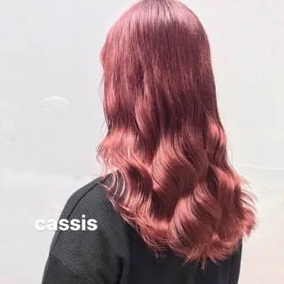 ロング カラー yuna/ボブカット /ハイトーンカラーのヘアスタイル