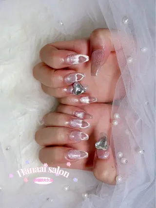 ミディアム Hanaai salon あまねのネイルデザイン