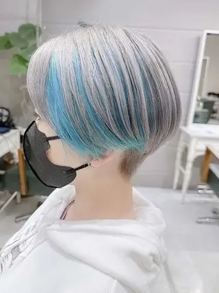 ショート カラー ヘアアレンジ Days 透明感カラーのヘアスタイル