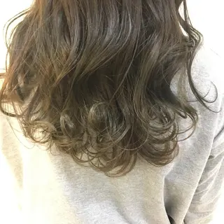 ロング カラー 髪質改善 頭身浴/ 中田のヘアスタイル