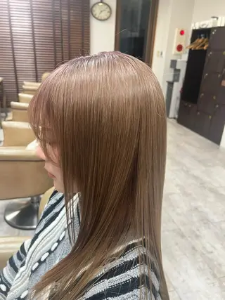 セミロング カラー CLESC'本川越店所属・透明感カラー/レ イヤーカット/KAIのヘアスタイル