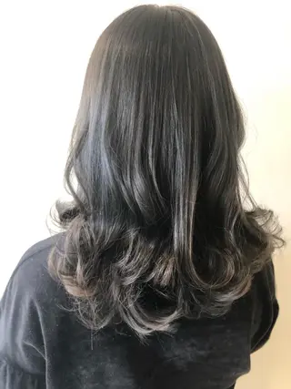 ミディアム カラー 似合わせ／代表 髪質改善/山田将大のヘアスタイル