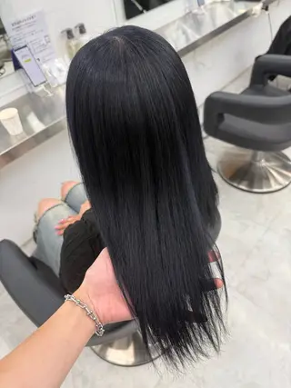 ロング カラー 韓国暗髪🩶レイヤー 🩶hayatoのヘアスタイル