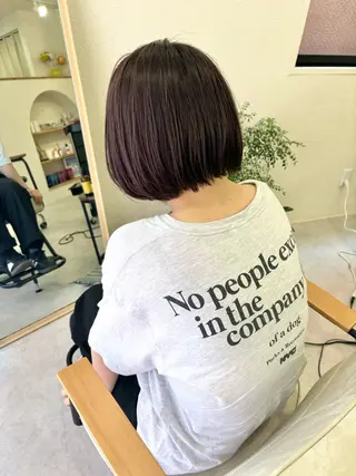 ショート カラー icie所属・大阪ヴィーガンサロン KANAKOのヘアスタイル