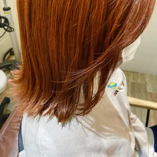 ミディアム しもかわ かほのヘアスタイル
