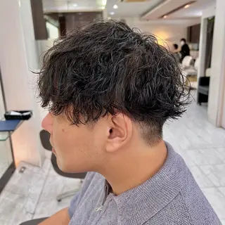 パーマ メンズ アグヘアーシータ所属・🤩メンズカット/ パーマ山本🤩のヘアスタイル