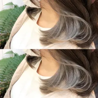 ロング カラー 細沼 葵のヘアスタイル