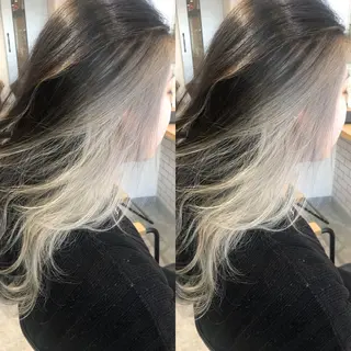 ミディアム カラー JILBLAN京都 ショート/ハイライトのヘアスタイル