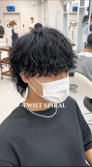 ショート メンズパーマ/縮毛 超特化/tomokiのヘアスタイル