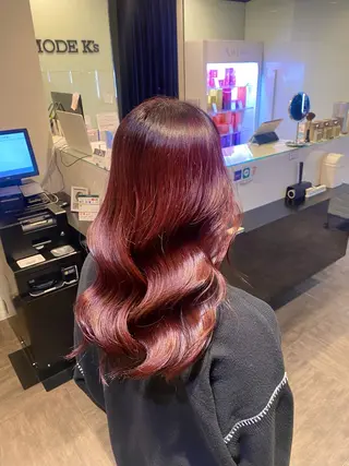 セミロング 【カラー指名No 1✨】原田響のヘアスタイル