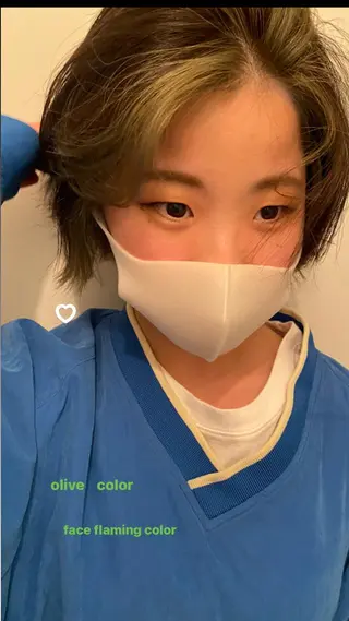 ショート &72『アンドナナジュウニ』所属・&72 takiのヘアスタイル