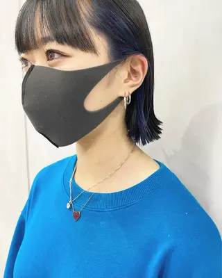 ミディアム 🌈モテ色 村上のぶきのヘアスタイル