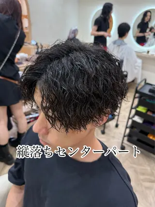 パーマ メンズ 市原亮/名古屋駅/ ツイスパ/波巻きのヘアスタイル